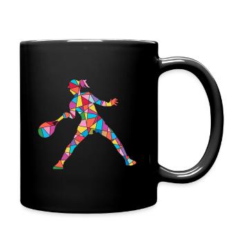 Joueurs de tennis Entraîneurs de tennis Joueurs de tennis Filles - Mug uni - noir - Droite