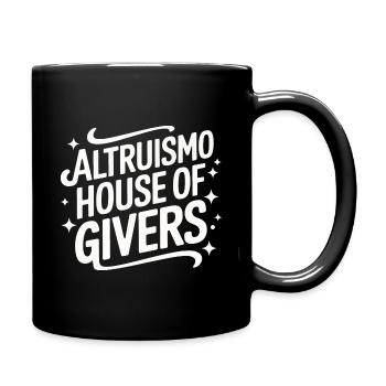 Altruisme Don désintéressé Donner d’école - Mug uni - noir - Droite