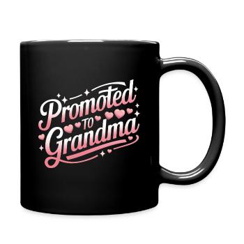 Grandma Grandmother Mother's Day Family - Full Colour Mug - black - Right