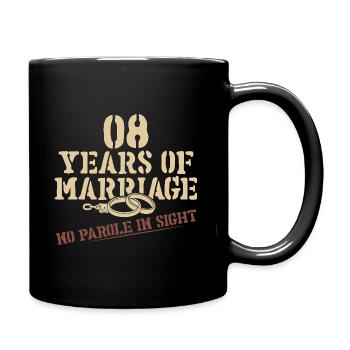 8 Years Together - Full Colour Mug - black - Right