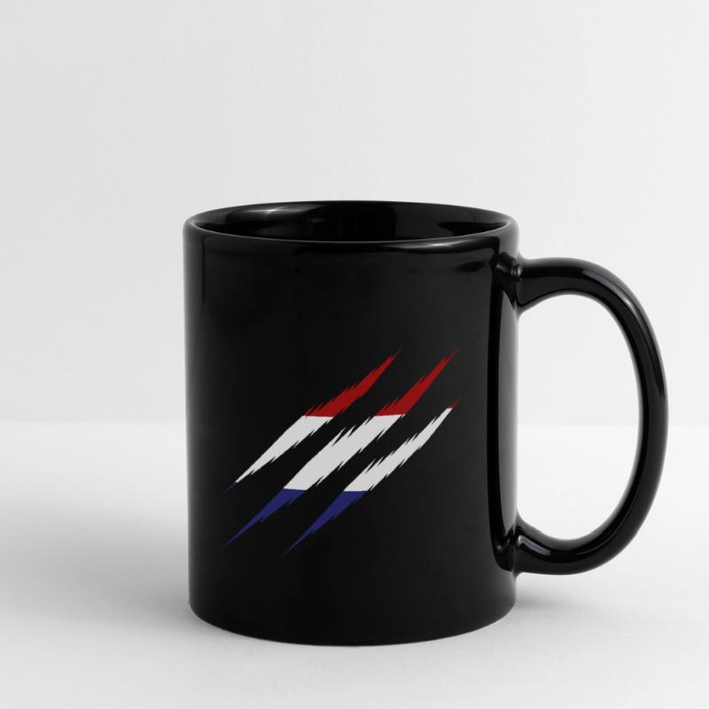 Drapeau des Pays-Bas scratch scratch scratch Amsterdam NL Mug uni