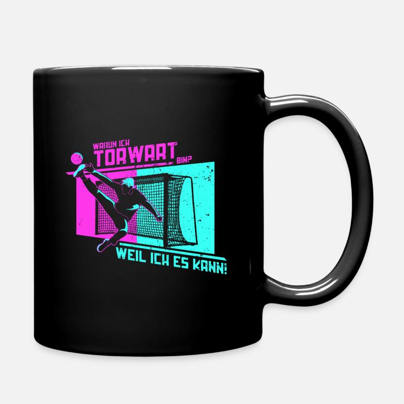 Handball Torwart Handballer Spieler Geschenk - Tasse einfarbig - Schwarz