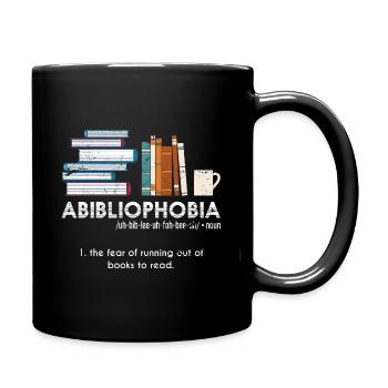 Drôle de cadeau livres lire - Mug uni - noir - Droite