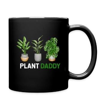 Plant Dad Shirt, Plant Daddy, Plant Shirt for Men - Full Colour Mug - black - Right