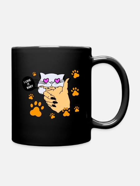 i love it cate - Mug uni - noir