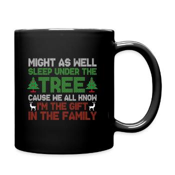 All know i'm the gift in the family - Mug uni - noir - Droite