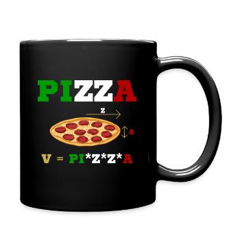 Pizza Formula Italy Pizzeria Margherita Gift - Full Colour Mug - black - Right