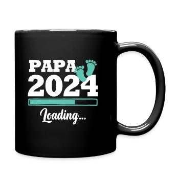 Papa 2024 loading - Mug uni - noir - Droite