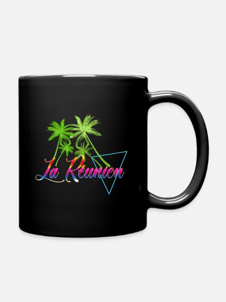 Ile De La Réunion Mon Paradis Terrestre - Mug uni - noir