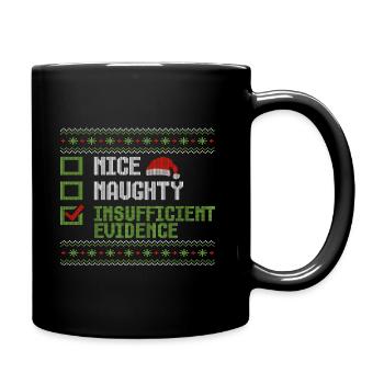 Christmas Humor Xmas Saying Funny Funny - Full Colour Mug - black - Right