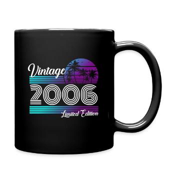 Millésime 2006 Rétro Millésime 2006 Anniversaire - Mug uni - noir - Droite