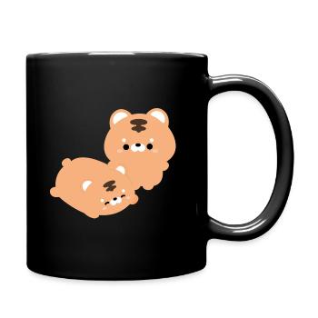 Tiger Couple - Full Colour Mug - black - Right