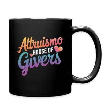 Altruisme Don désintéressé Donner d’école - Mug uni - noir - Droite