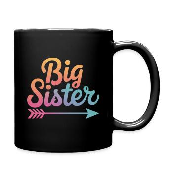 Sœur, Frère ou sœur, Famille - Mug uni - noir - Droite