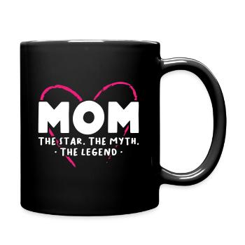 Mom the Star the Myth the Legend - Full Colour Mug - black - Right
