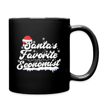 Santa's Favorite Economist Christmas Economist - Mug uni - noir - Droite