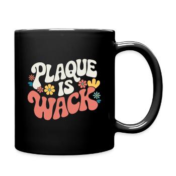 Zahnarzt Zahnarzthelferin Zähne - Tasse einfarbig - Schwarz - Rechts