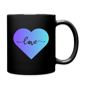 Dog Dogs Dogs - Full Colour Mug - black - Right