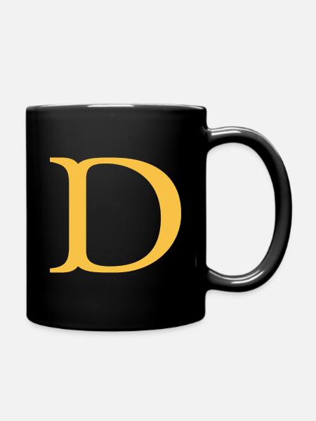 D - Tasse einfarbig - Schwarz