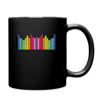 Festival - Festivalsommer - Tasse einfarbig - Schwarz - Rechts