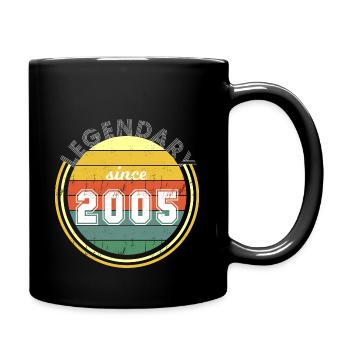 Vintage légendaire depuis 2005 anniversaire rétro - Mug uni - noir - Droite