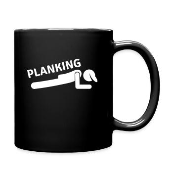 Planking Abs Strong - Mug uni - noir - Droite