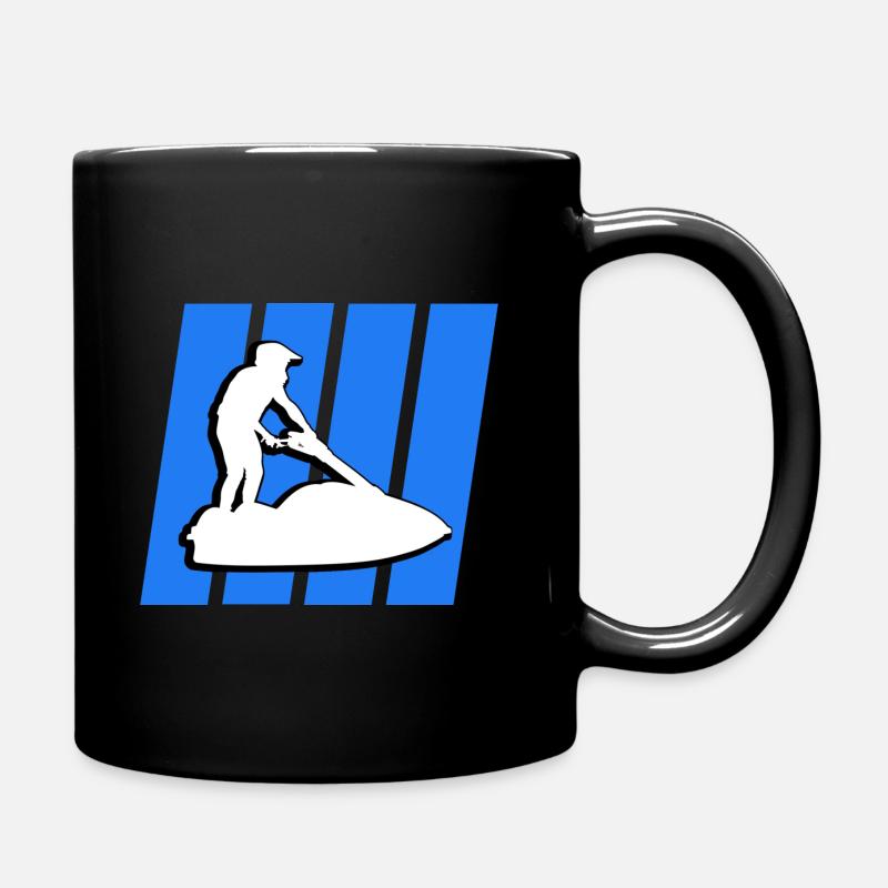 jet ski - Full Colour Mug - black