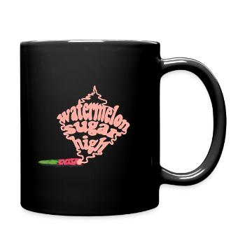 Sucre de pastèèe - Mug uni - noir - Droite