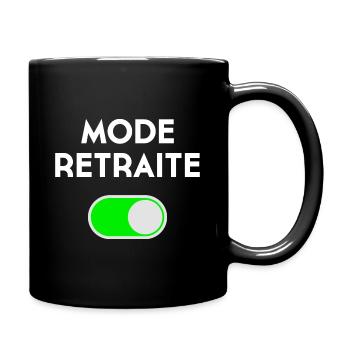 Gift Retirement Man Humor 2021 Retirement Funny - Full Colour Mug - black - Right