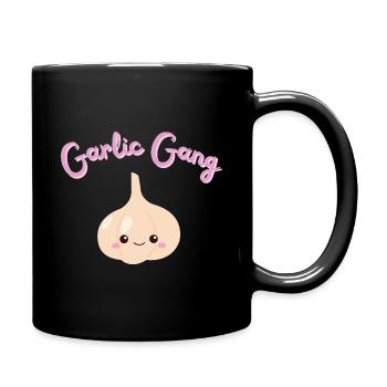 Gang de l’ail - Mug uni - noir - Droite