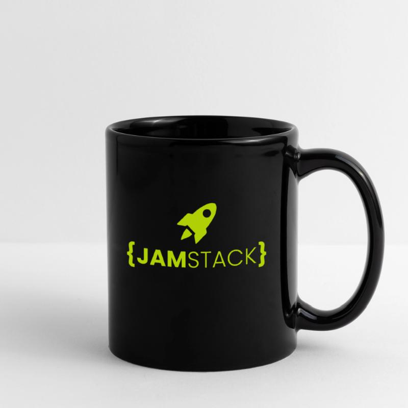 JAMstack - Javascript, APIs, Markup Design Tasse einfarbig