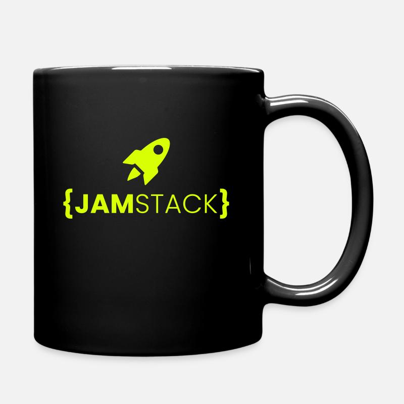 JAMstack - Javascript, APIs, Markup Design - Tasse einfarbig - Schwarz