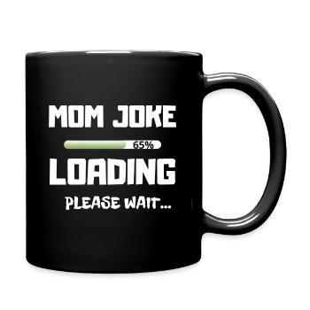 MUTTER WITZ LADEN - Tasse einfarbig - Schwarz - Rechts