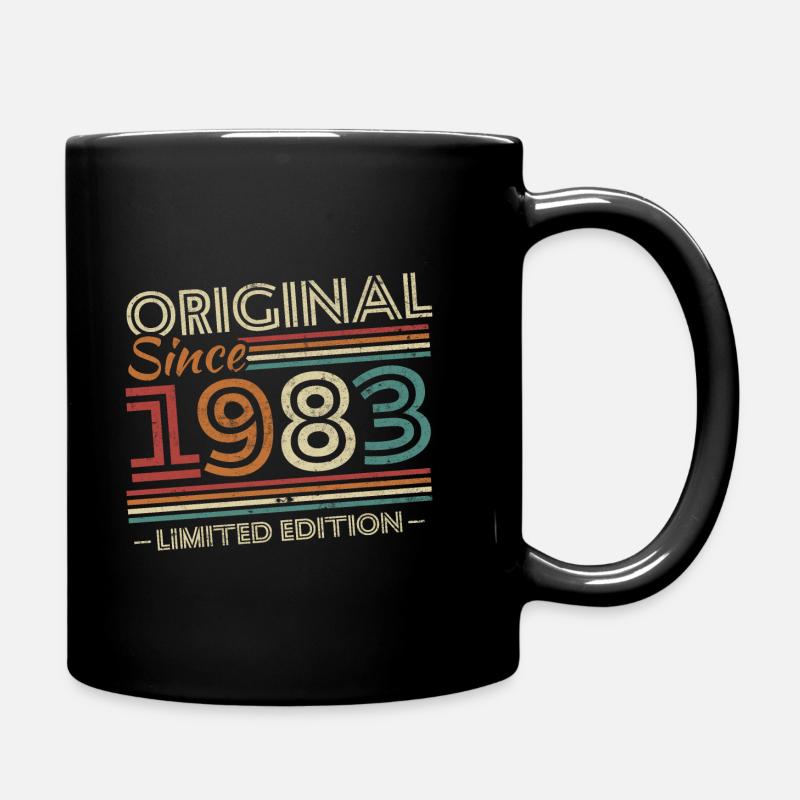 Original 1983 Vintage Geburtstagsgeschenk 1983 - Tasse einfarbig - Schwarz