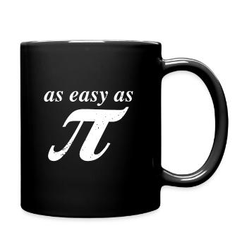 As Easy As PI - Full Colour Mug - black - Right