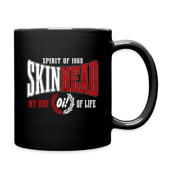 Oi Skinhead - Full Colour Mug - black - Right