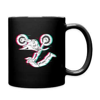 Motocross Moto Enfants Garçons Dirt Biker Hommes - Mug uni - noir - Droite