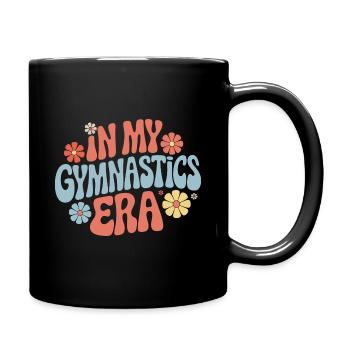 Turnen Turner Gymnastik - Tasse einfarbig - Schwarz - Rechts
