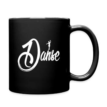 Tanzen Tänzer - Tasse einfarbig - Schwarz - Rechts