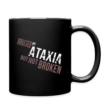 Bruised Not Broken - Full Colour Mug - black - Right