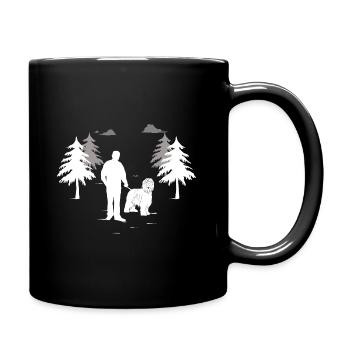 Briard dogs gift idea for dog owners - Full Colour Mug - black - Right