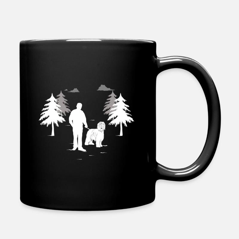 Briard Hunde Geschenkidee für Hundebesitzer - Tasse einfarbig - Schwarz