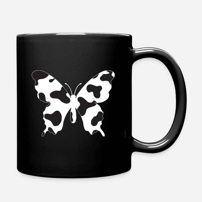 Papillon de vache - Mug uni - noir