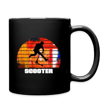 Roller - Tasse einfarbig - Schwarz - Rechts