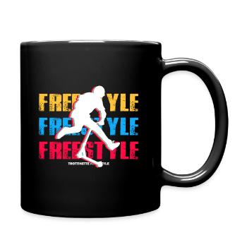 Freestyle-Roller - Tasse einfarbig - Schwarz - Rechts