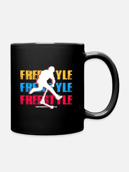 trottinette freestyle - Mug uni - noir