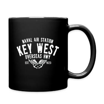 Naval air station Key West Florida - Full Colour Mug - black - Right