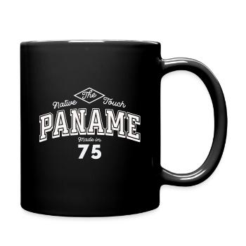 Paname, der einheimische Touch aus dem Jahr 75 - Tasse einfarbig - Schwarz - Rechts