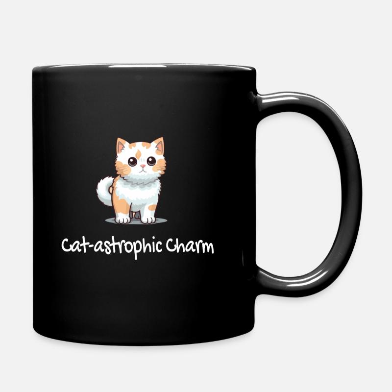 Charme astrophique du chat - drôle de chat! - Mug uni - noir