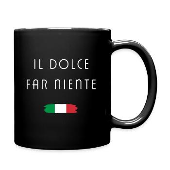 Il dolce far niente - Full Colour Mug - black - Right